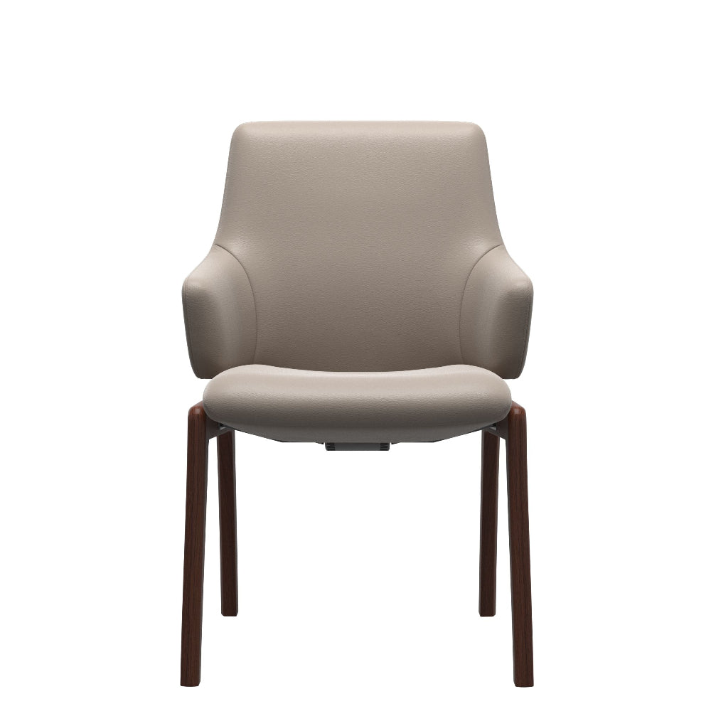 Silla de comedor Stressless® modelo LAUREL D100 con brazos Pie de Madera