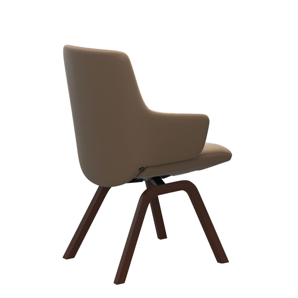 Silla de comedor Stressless® modelo LAUREL D200 con brazos Pie de Madera
