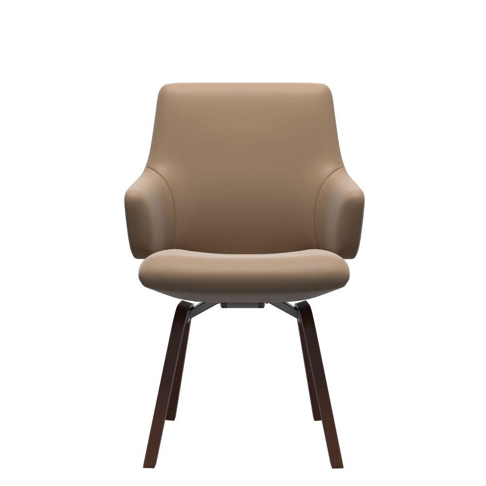 Silla de comedor Stressless® modelo LAUREL D200 con brazos Pie de Madera
