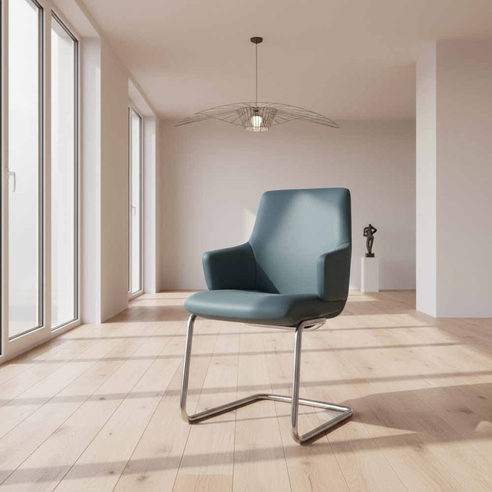 Silla de comedor Stressless® modelo LAUREL D400 con brazos Pie de Acero