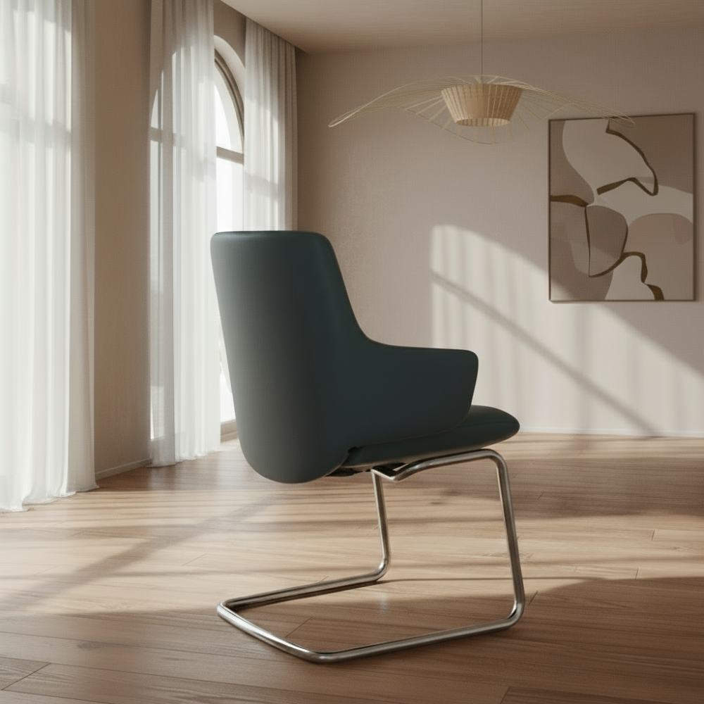 Silla de comedor Stressless® modelo LAUREL D400 con brazos Pie de Acero