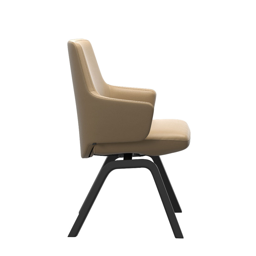 Silla de comedor Stressless® modelo VANILLA D200 con brazos Pie de Madera