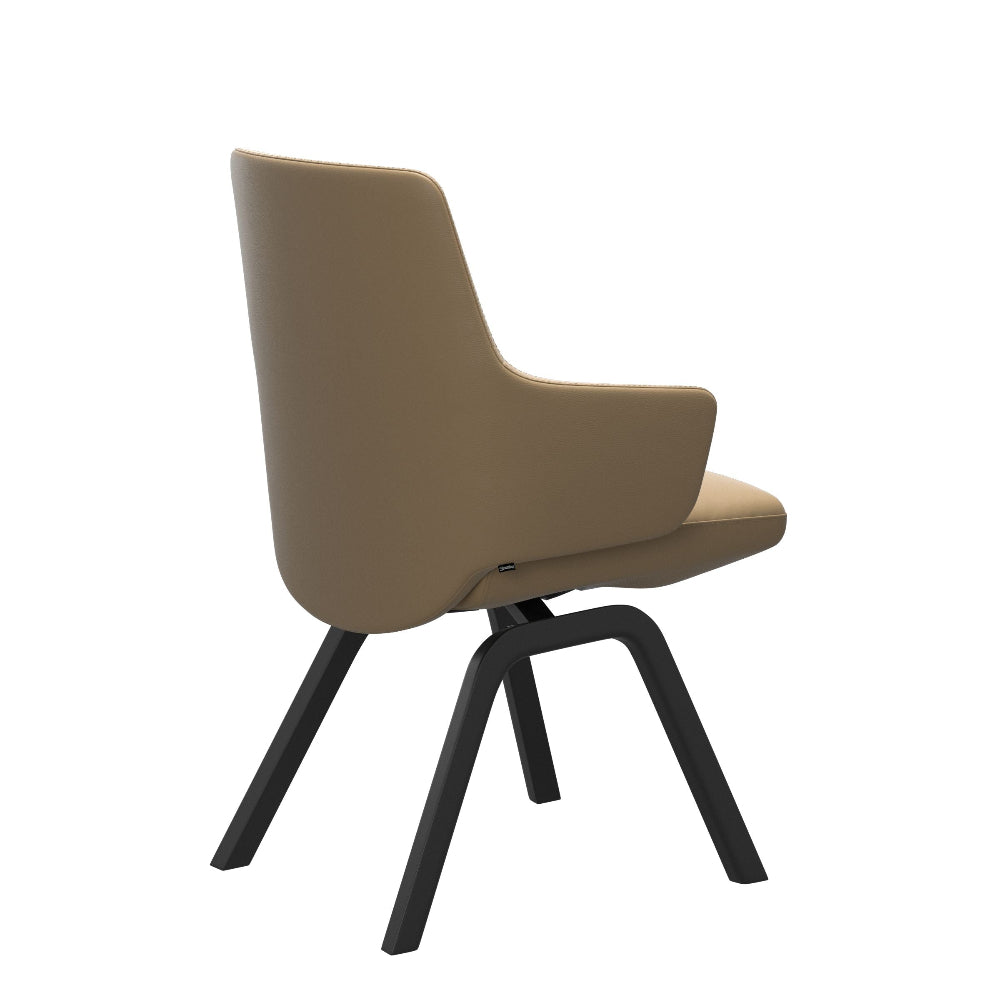 Silla de comedor Stressless® modelo VANILLA D200 con brazos Pie de Madera