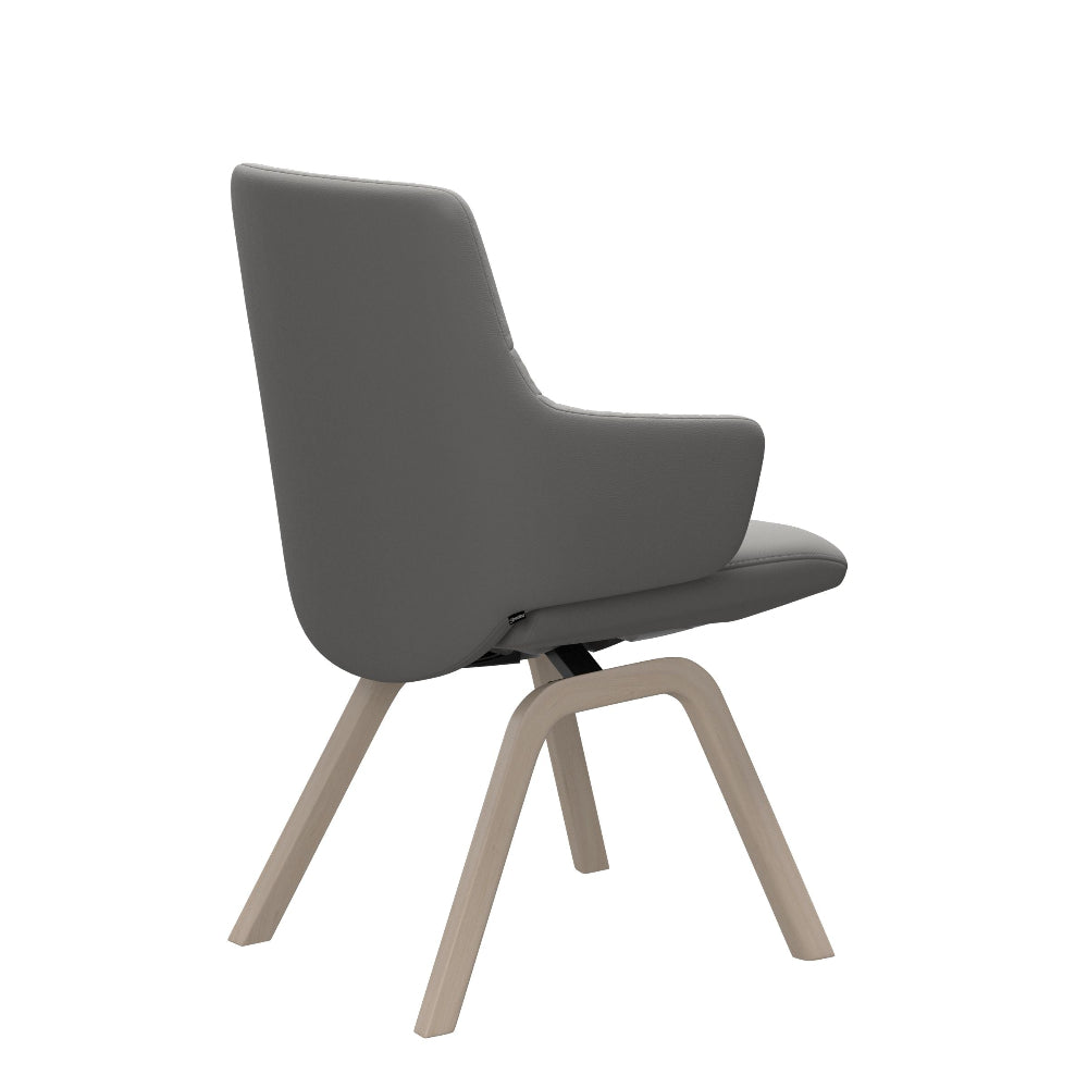 Silla de comedor Stressless® modelo MINT D200 con brazos Pie de Madera