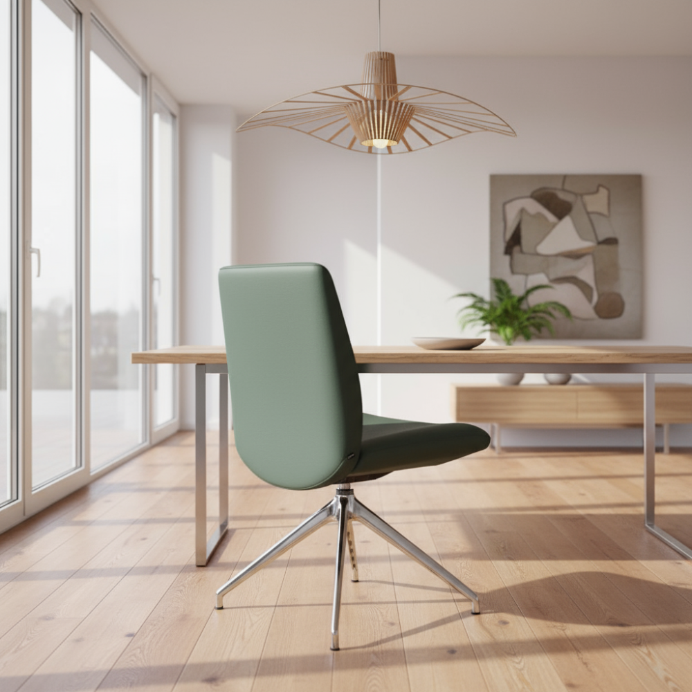Silla de comedor Stressless® modelo MINT D350 sin brazos Pie de Acero