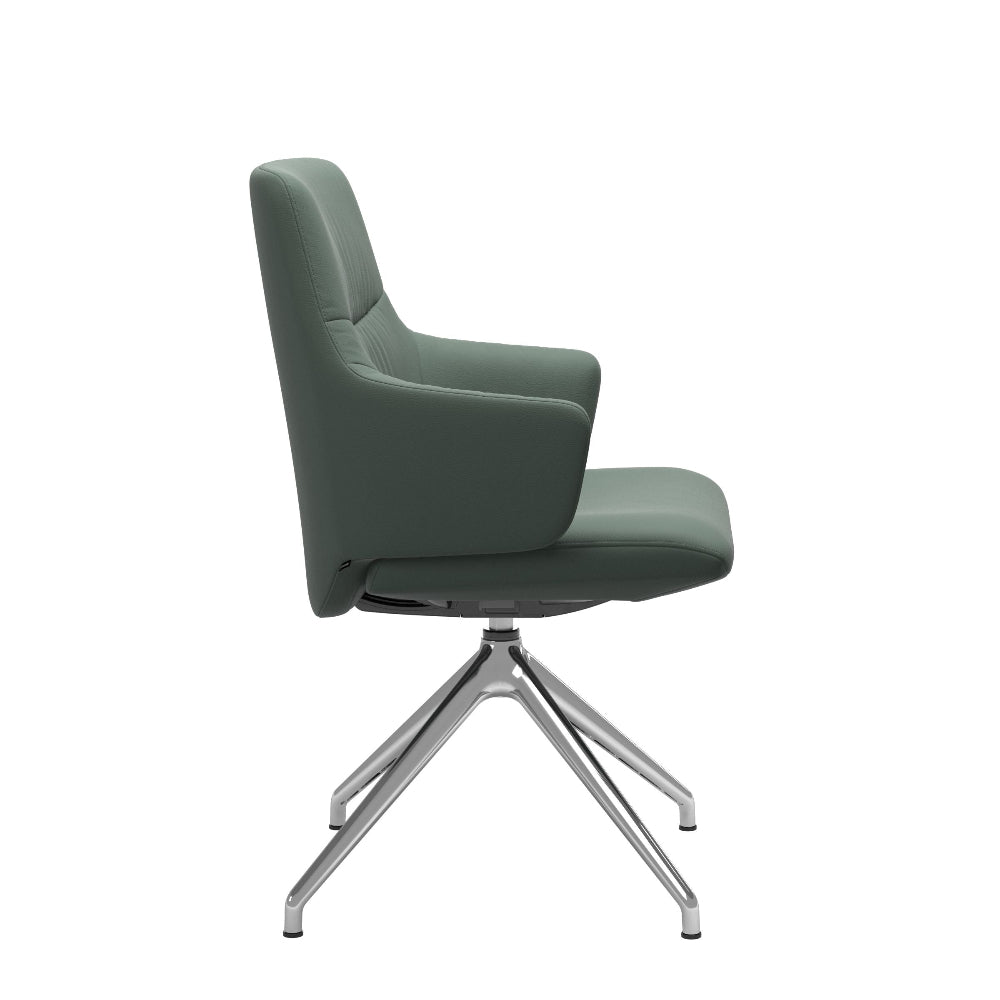Silla giratoria de comedor Stressless® modelo MINT D350 con brazos Pie de Acero