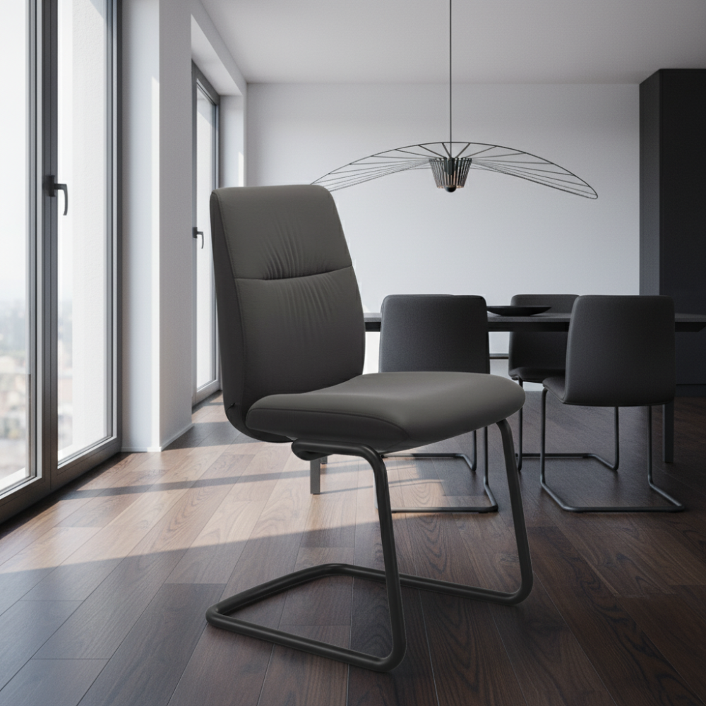 Silla de comedor Stressless® modelo MINT D400 sin brazos Pie de Acero