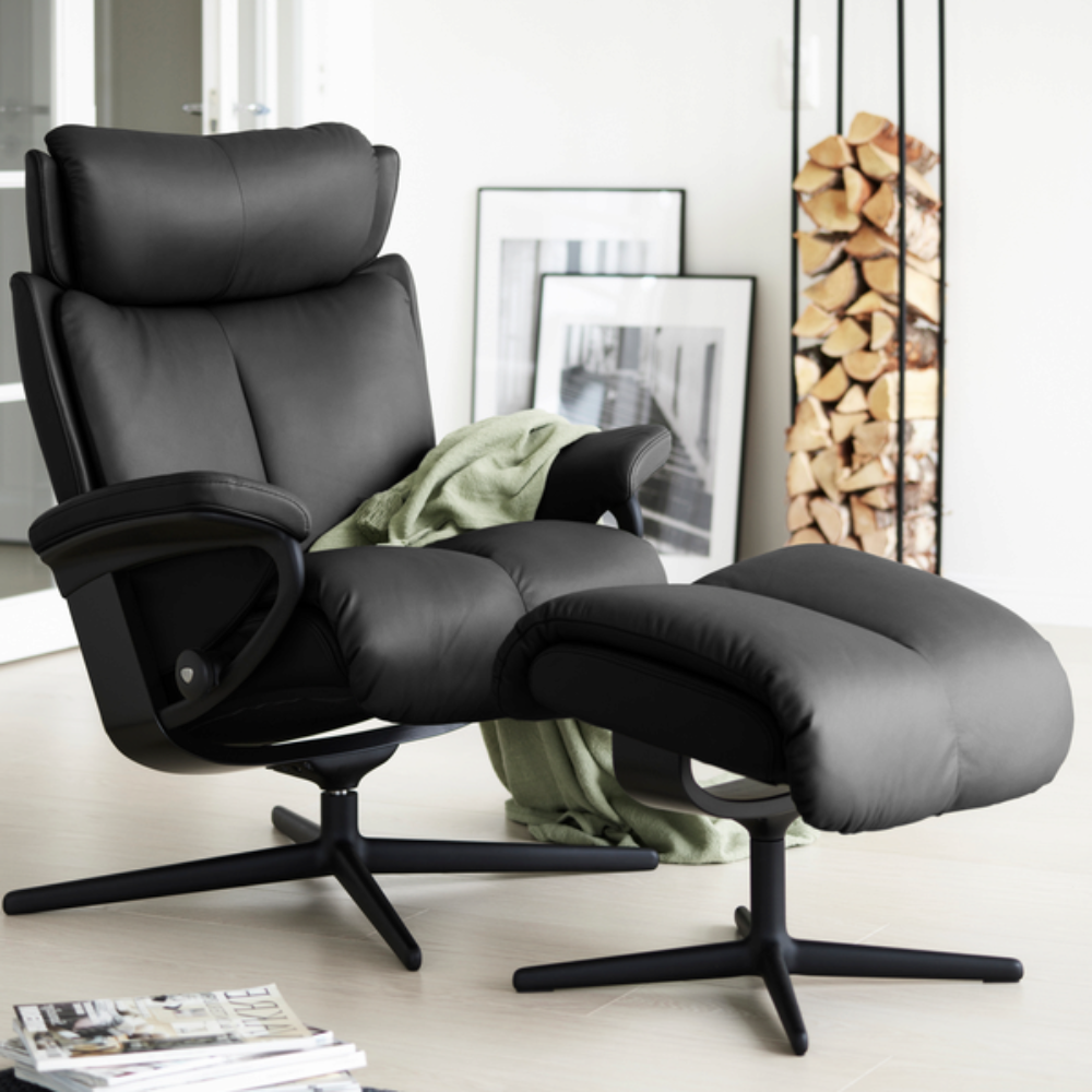 Sillón modelo MAGIC Cross Plus™ System BalanceAdapt™ en piel Paloma