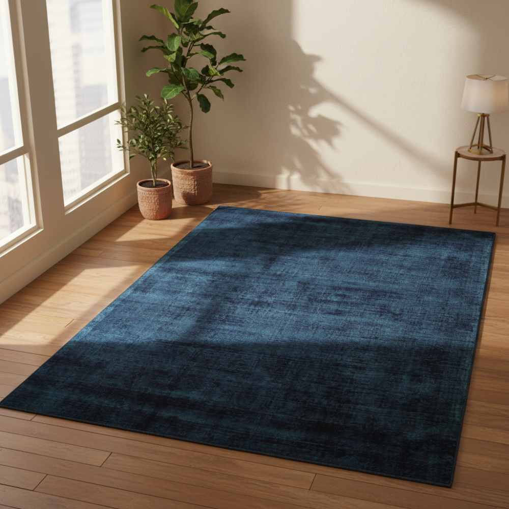 Alfombra moderna Jambi Azul