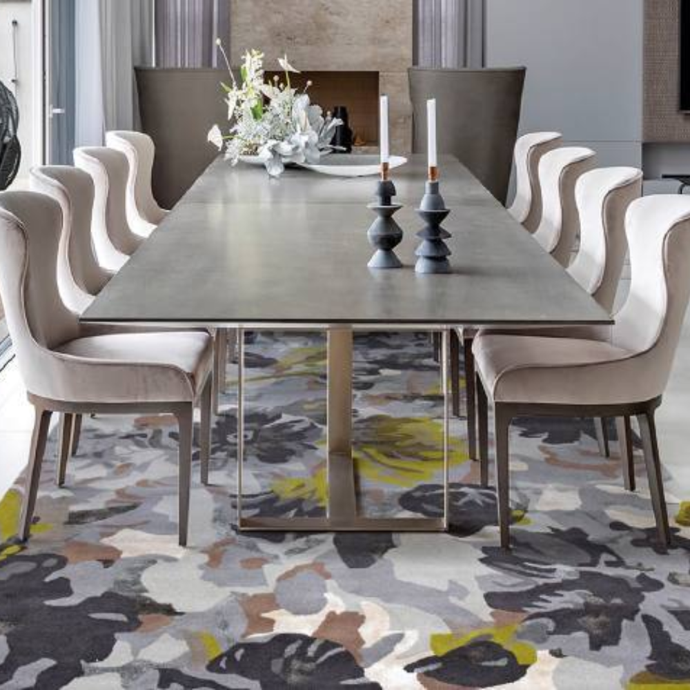 Alfombra Bloom gris 2