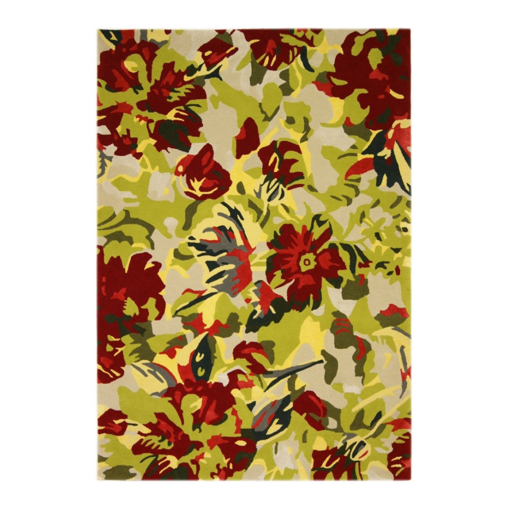 Alfombra Bloom rojo