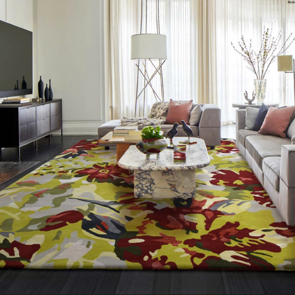 Alfombra Bloom rojo 2