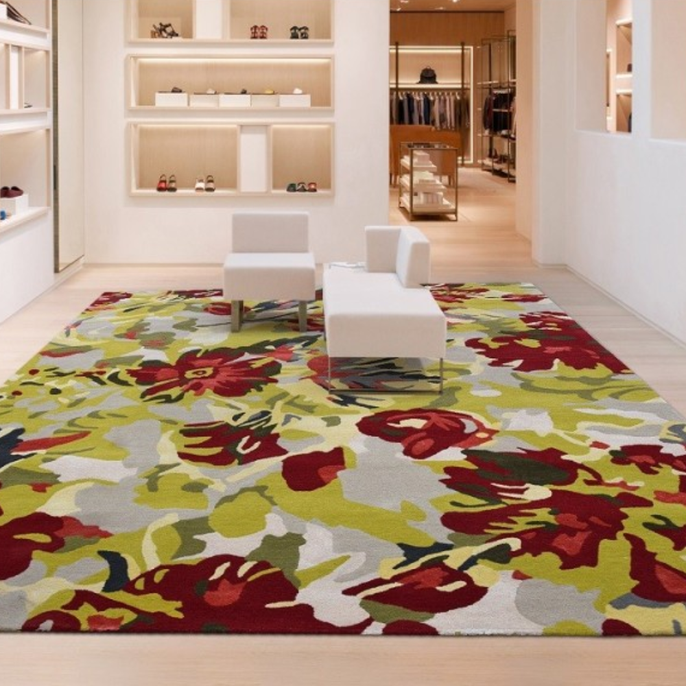 Alfombra Bloom rojo 3