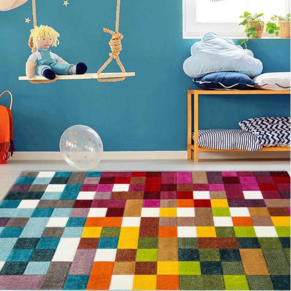 Alfombra Colorful squares 2