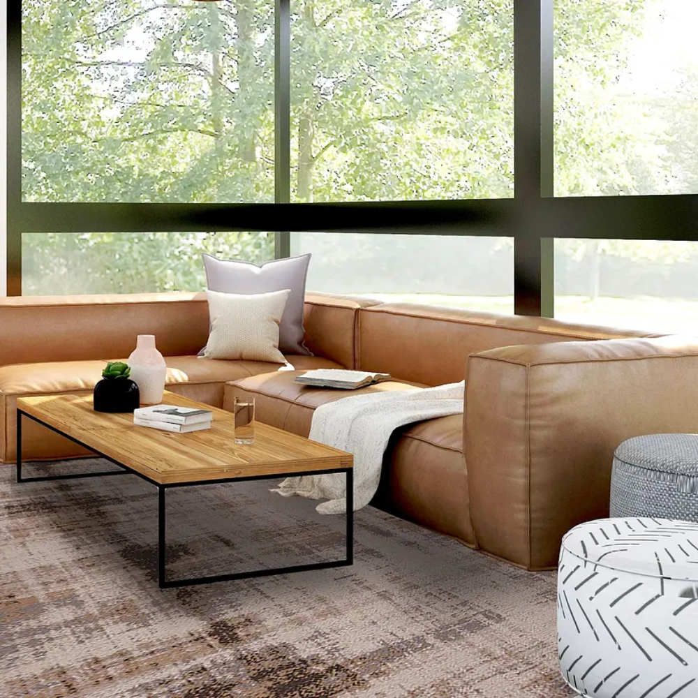Alfombra de diseno Minimal Taupe 2