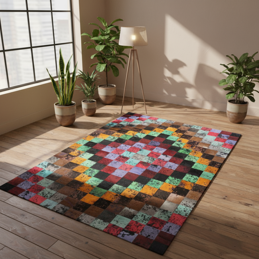 Alfombra de piel Oscar Multi