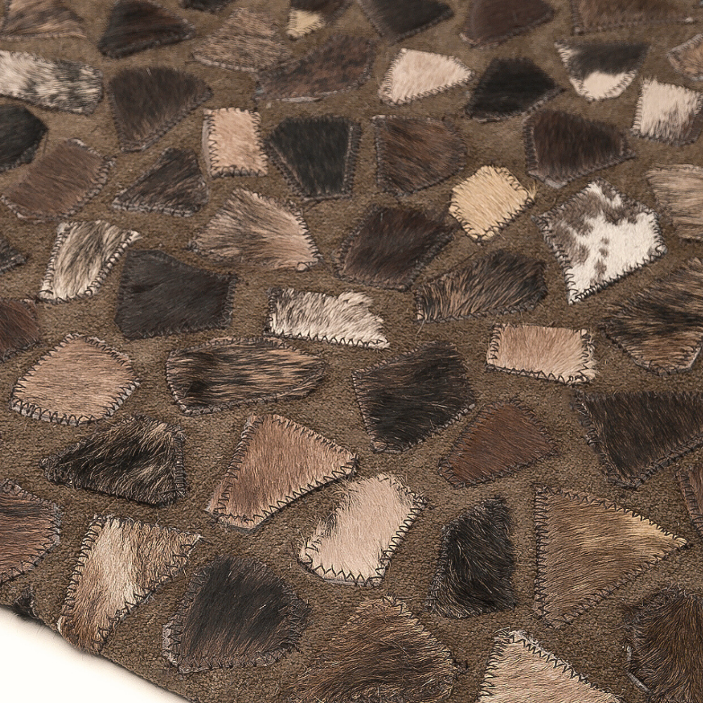 Alfombra de piel Rocks Brown 2