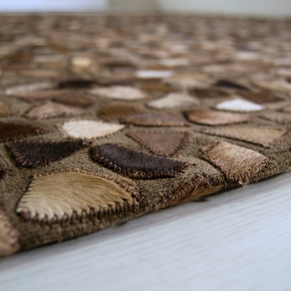 Alfombra de piel Rocks Brown 3