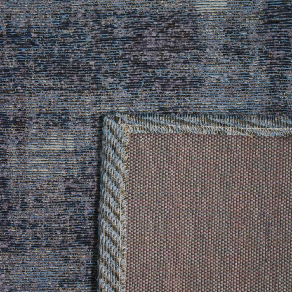Alfombra moderna Antik Chenille Blue 5