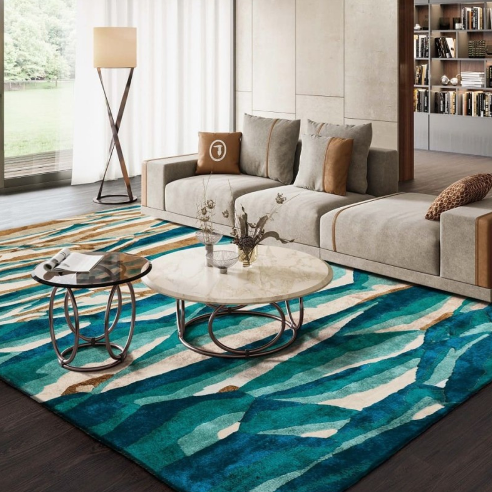 Alfombra Shale azul 2