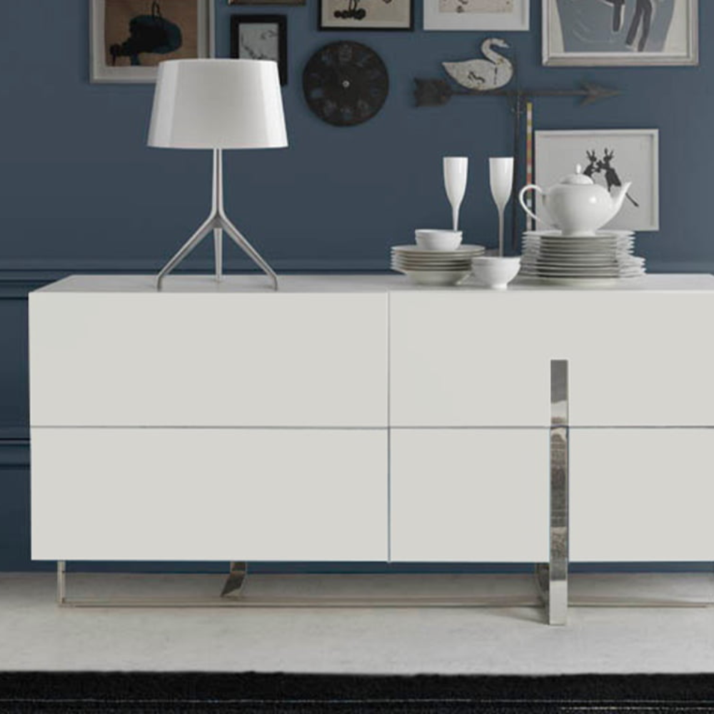 Aparador Lacado Estructura Acero 160 cm Colección Elegance