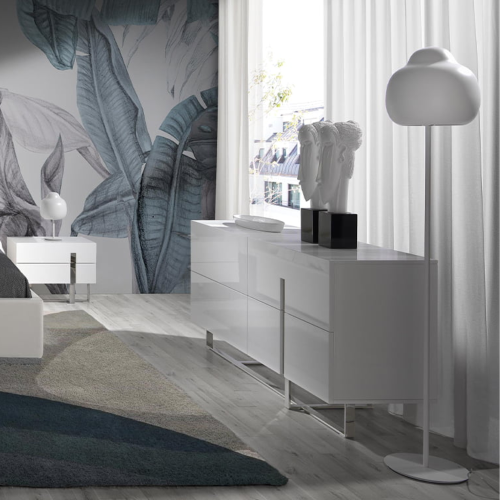 Aparador Lacado Estructura Acero 160 cm Colección Elegance