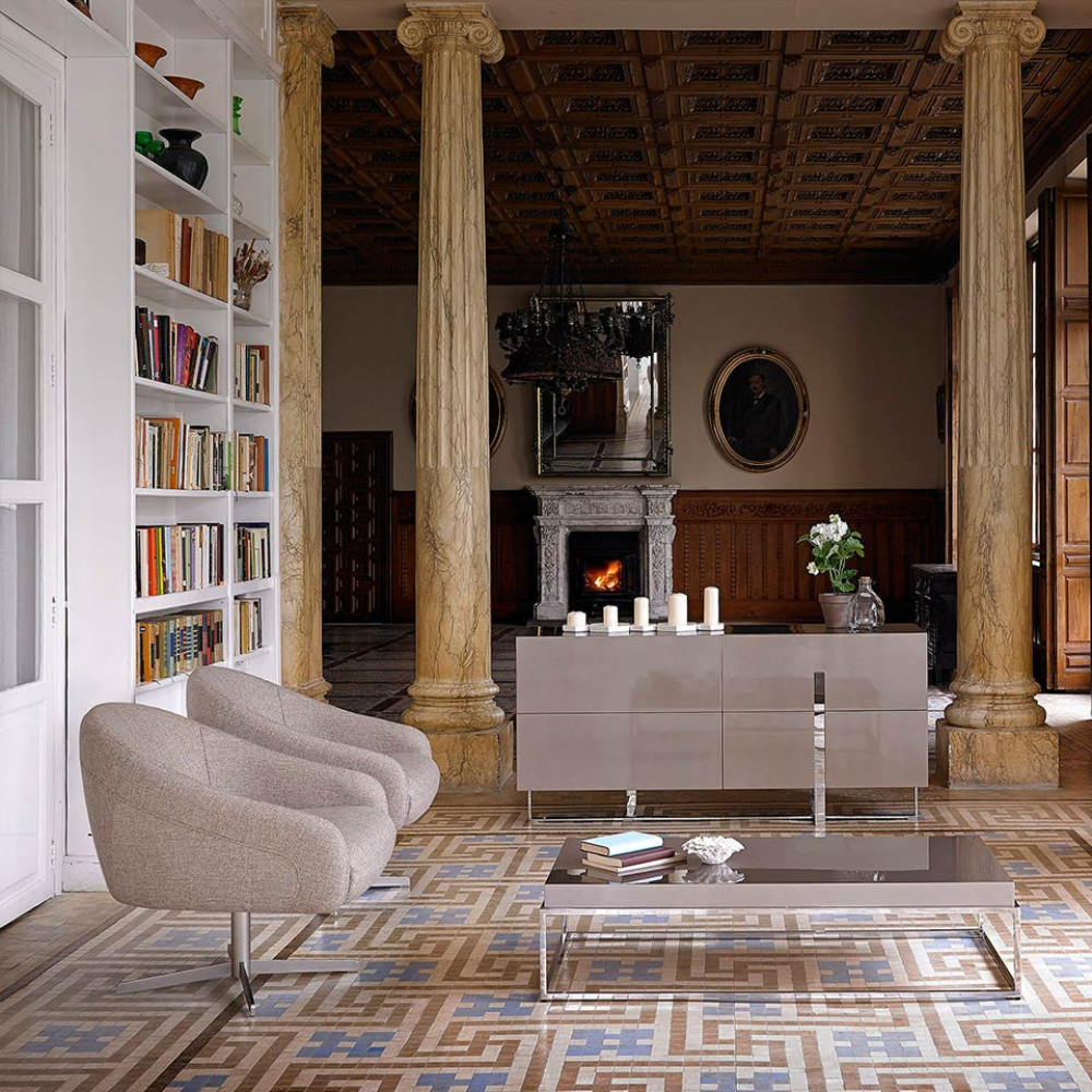 Aparador Lacado Estructura Acero 160 cm Colección Elegance