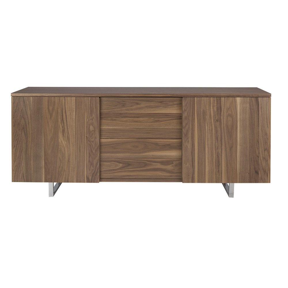 Aparador Madera Chapada Nogal Colección Elegance