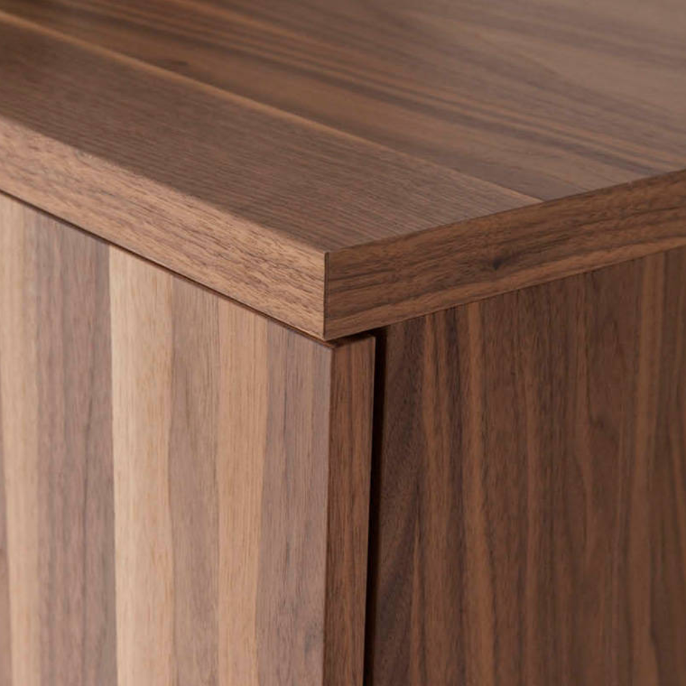 Aparador Madera Chapada Nogal Colección Elegance