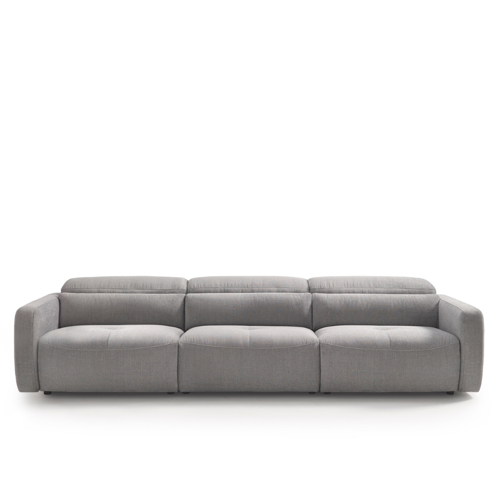 Sofá modelo BOSSANOVA con 3 asientos relax Tapizado Aquaclean