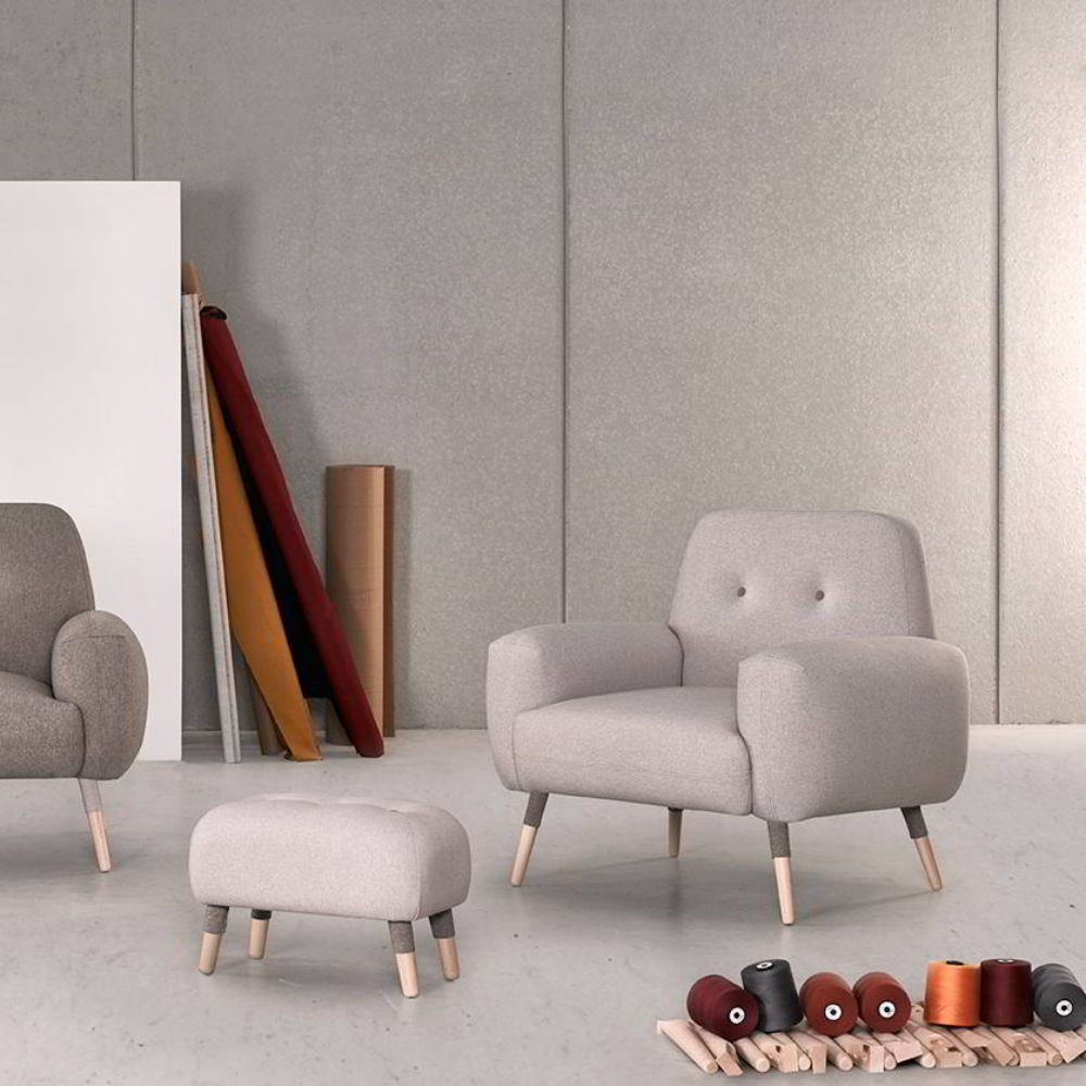Butaca de diseño modelo MONA Tapizado Lido