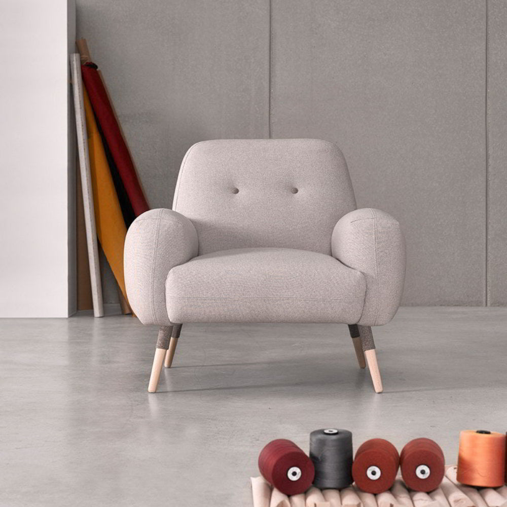 Butaca de diseño modelo MONA Tapizado Lido