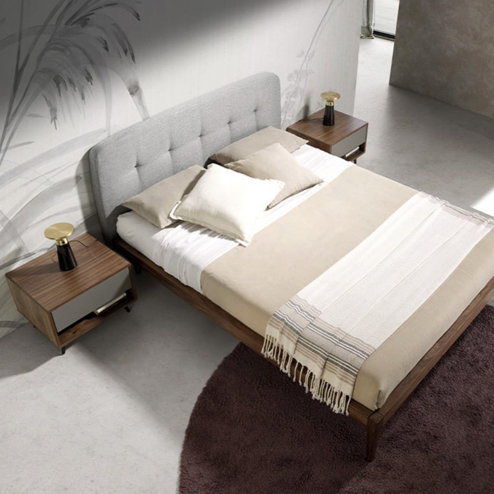 Cama ChapadaNogal Para Colchon150x200cm Coleccion EleganceELE7013 4