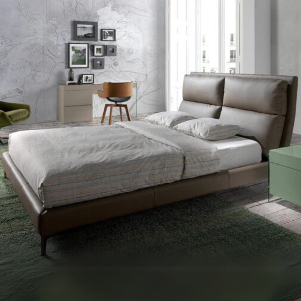 Cama ChapadaNogal Para Colchon160x200cm Coleccion EleganceELE7014 1