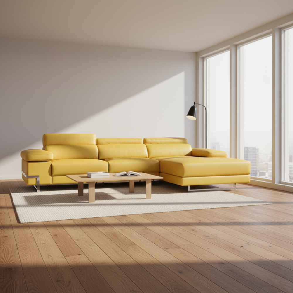 Chaiselongue de diseño modelo ACAPULCO en Piel