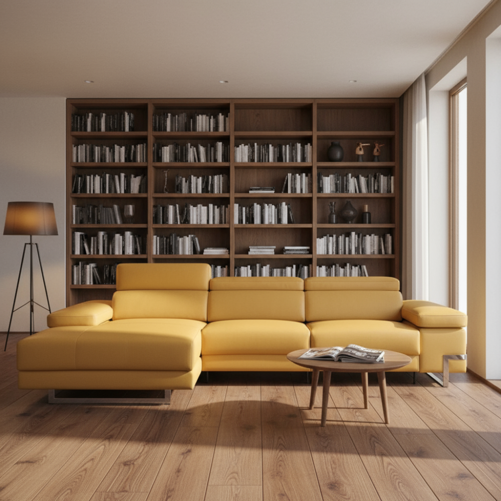 Chaiselongue de diseño modelo ACAPULCO en Piel