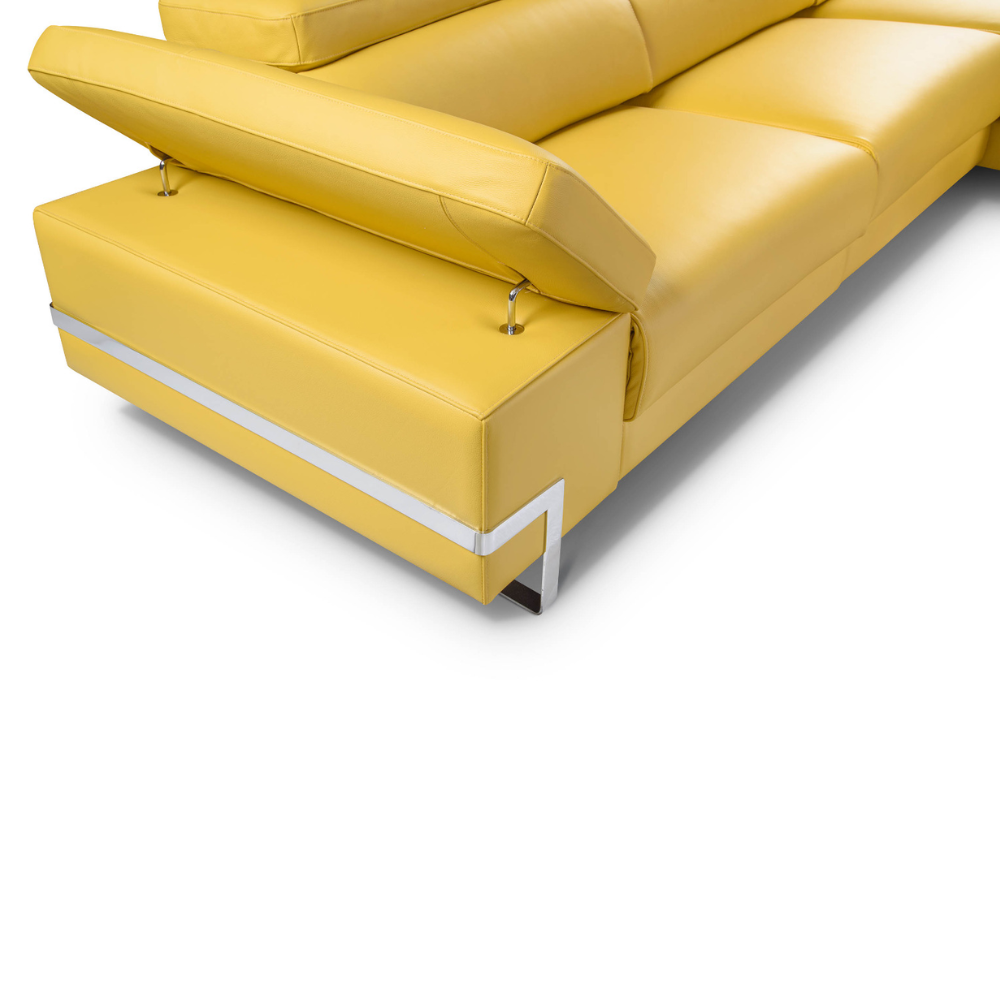 Chaiselongue de diseño modelo ACAPULCO en Piel