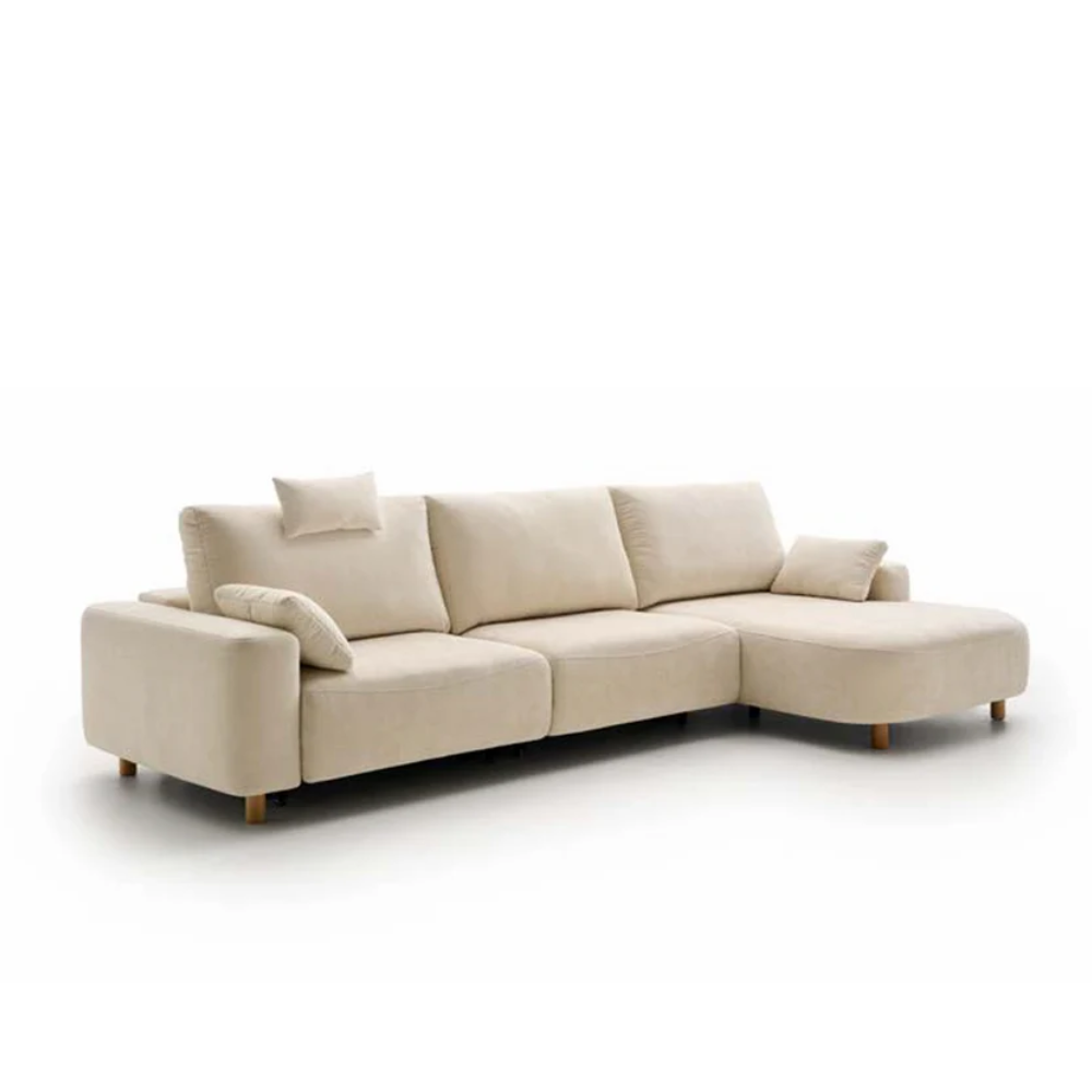 Chaiselongue de diseño modelo Cloud con pata alta