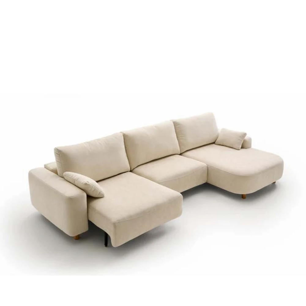 Chaiselongue de diseño modelo Cloud con pata alta