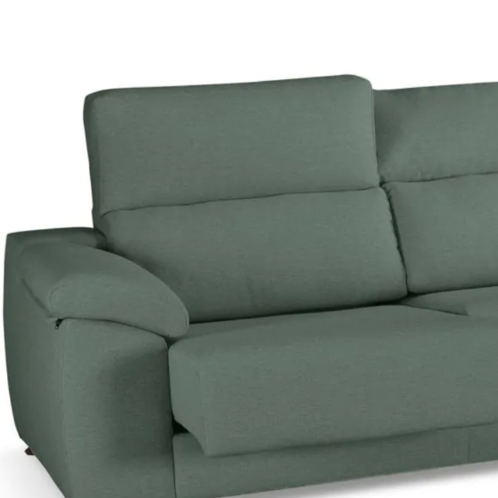 Chaiselongue modelo VELLS tapizado Aquaclean con asientos deslizantes
