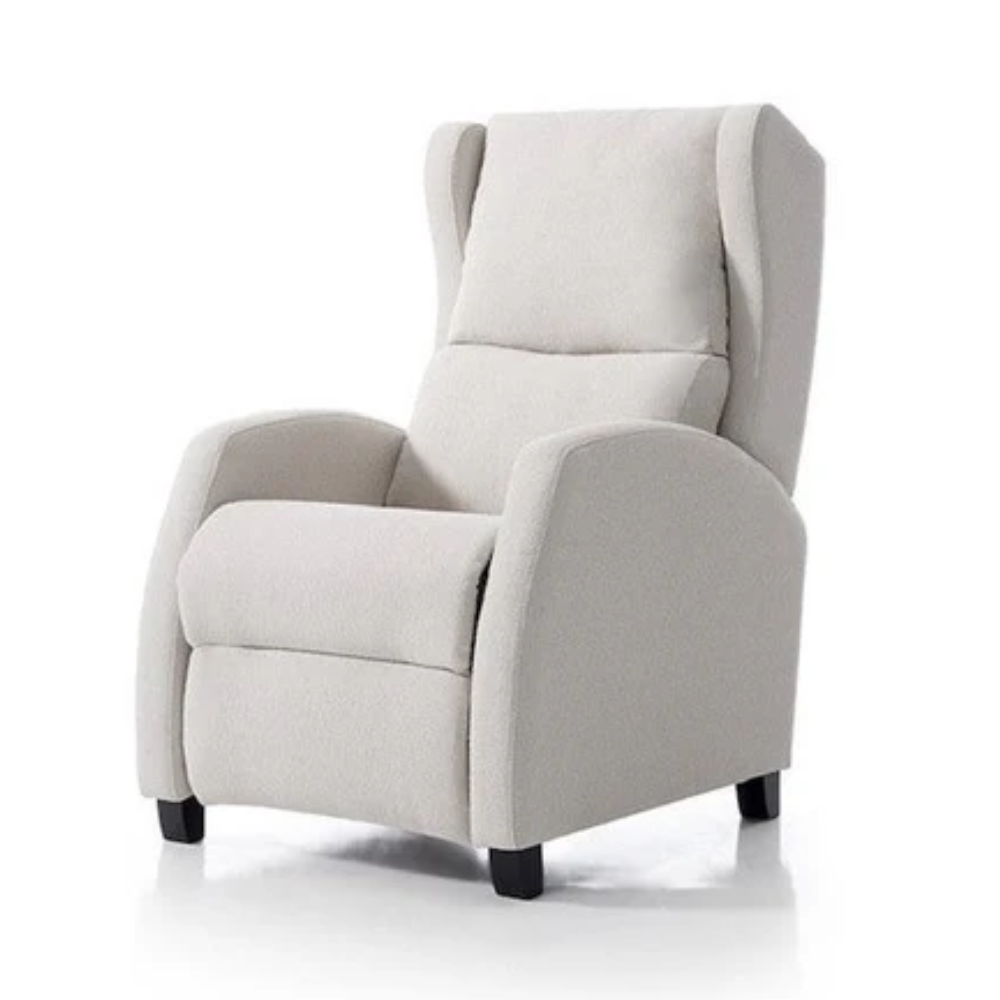 Sillón Relax manual modelo ELEFANT tapizado Aquaclean Mystic