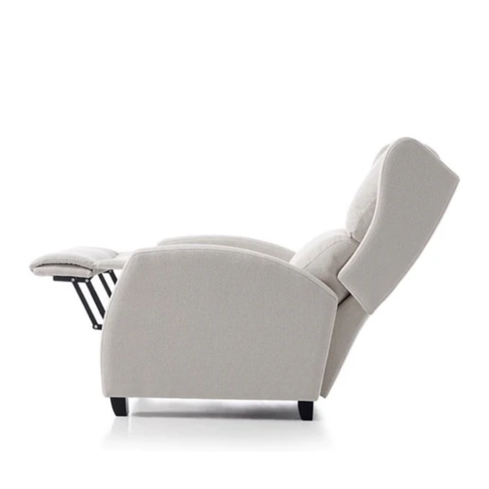 Sillón Relax manual modelo ELEFANT tapizado Aquaclean Mystic