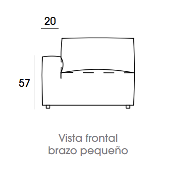 Sofá de diseño modular convertible modelo BABAR