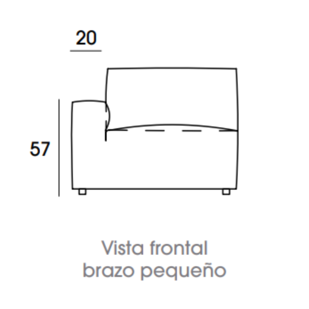 Sofá de diseño modular convertible modelo BABAR