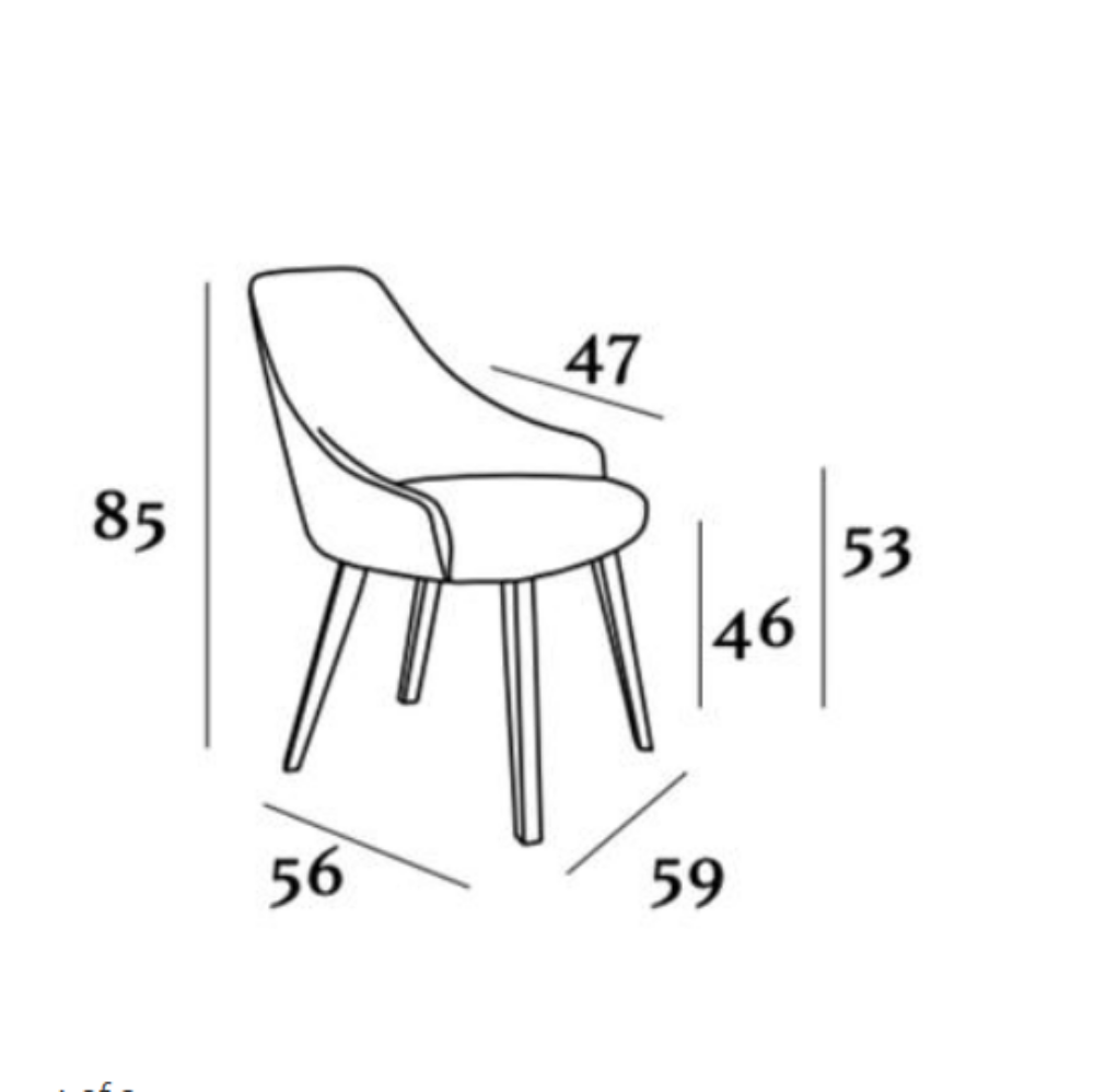 Silla Clásica para Mesa de Comedor Pata Madera