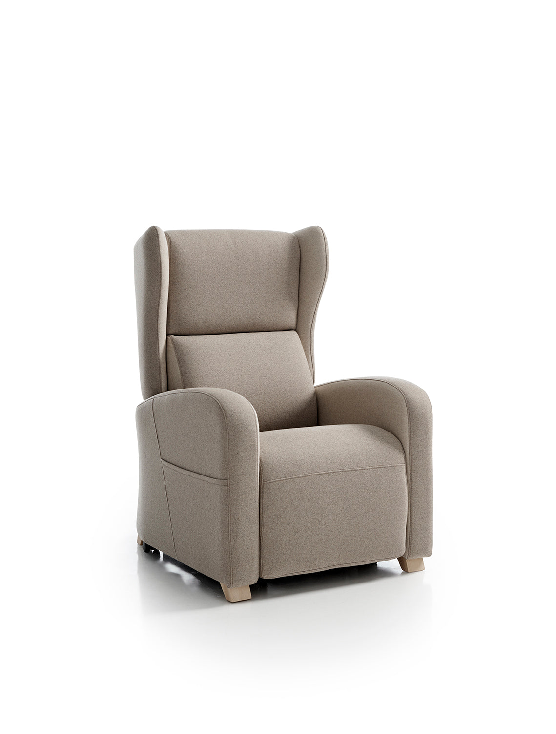 Sillón Relax modelo YPPAH en tapizado en tejido