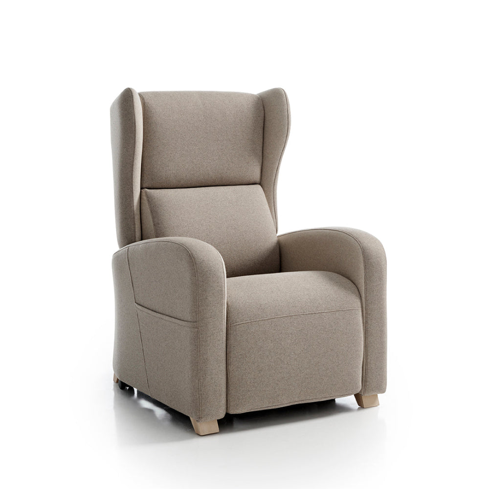 Sillón Relax modelo YPPAH en tapizado en tejido