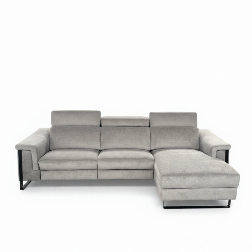 Chaiselongue de diseño modelo CUPERTINO Tapizado Crevin