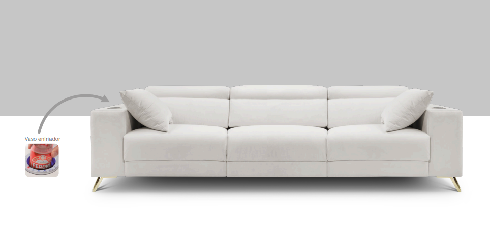 Sofá relax de diseño modelo Emporio