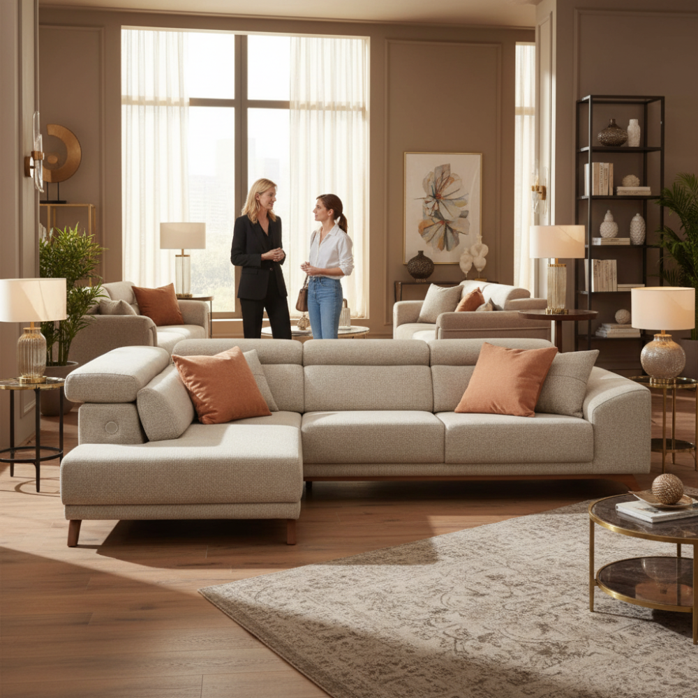 Rinconera chaiselongue de diseño modelo MADEIRA